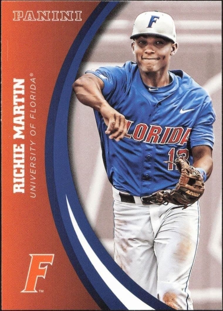 2015 Panini Florida Gators Richie Martin #80 trading card