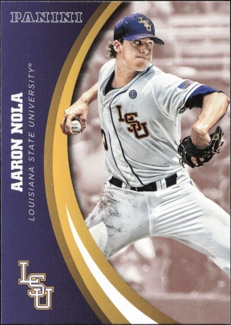 2015 Panini Aaron Nola #69 trading card