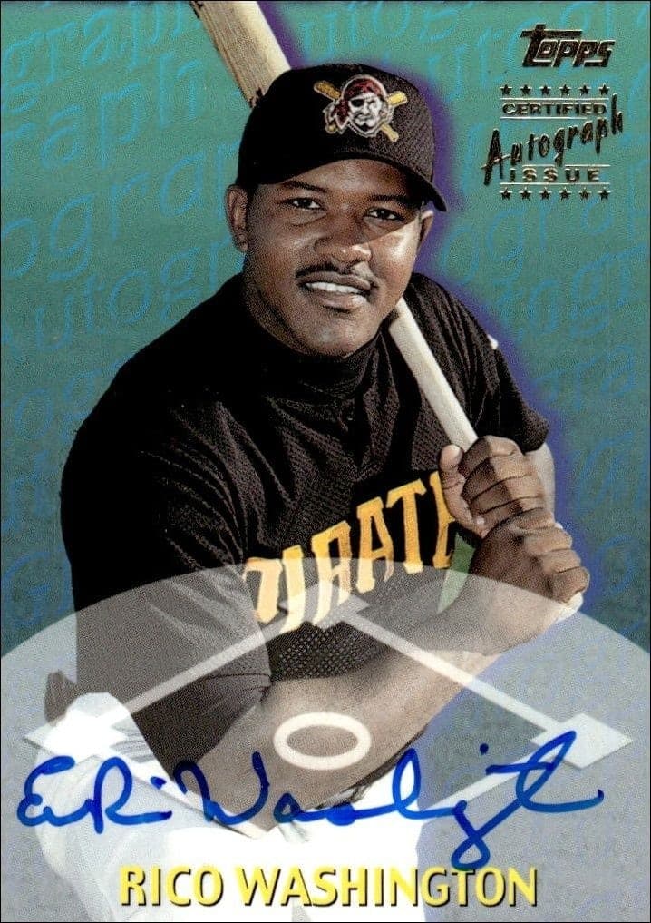2000 Topps Traded Rico Washington #TTA47 trading card