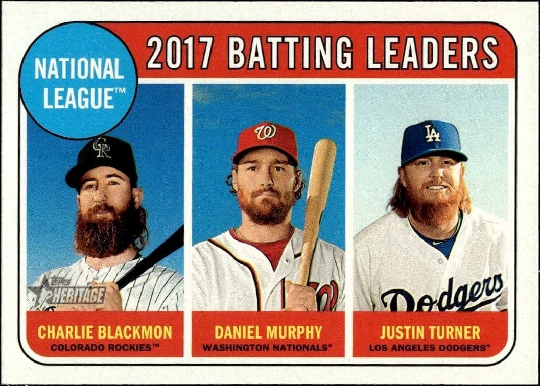 2018 Topps Heritage Charlie Blackmon #2 trading card