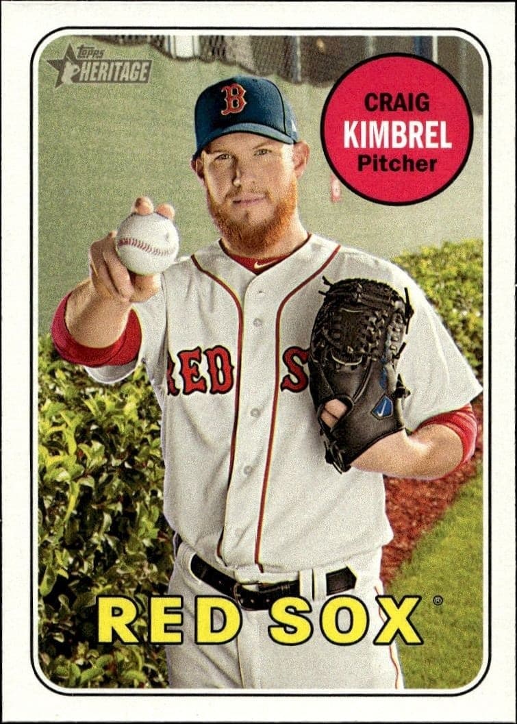 2018 Topps Heritage Craig Kimbrel #28 trading card