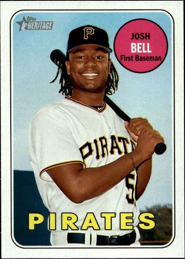 2018 Topps Heritage Josh Bell #305 trading card
