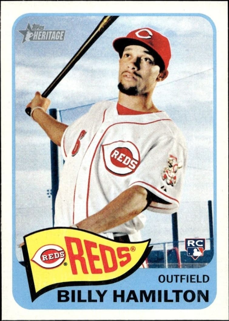 2014 Topps Heritage High Number Billy Hamilton #H525 trading card