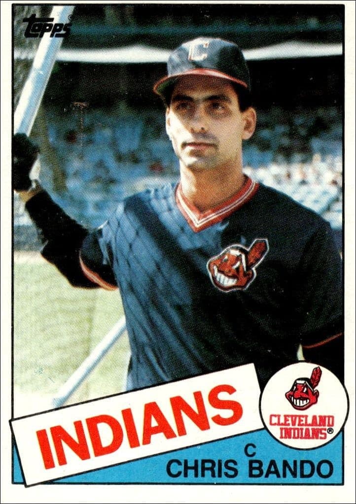 1985 Topps Chris Bando #14 trading card