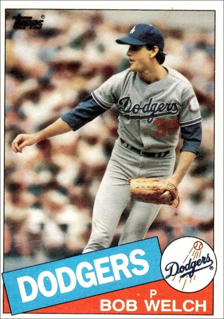 1985 Topps Bob Welch #291 trading card