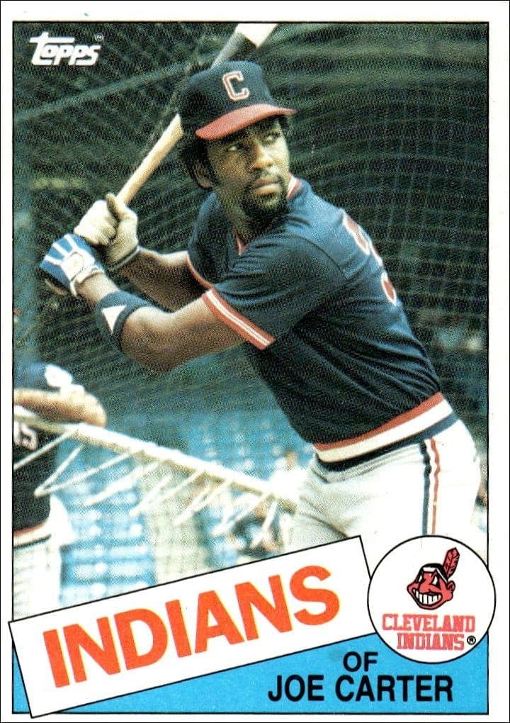 1985 Topps Joe Carter #694 trading card
