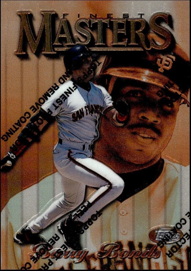 1997 Topps Finest Barry Bonds #1 trading card