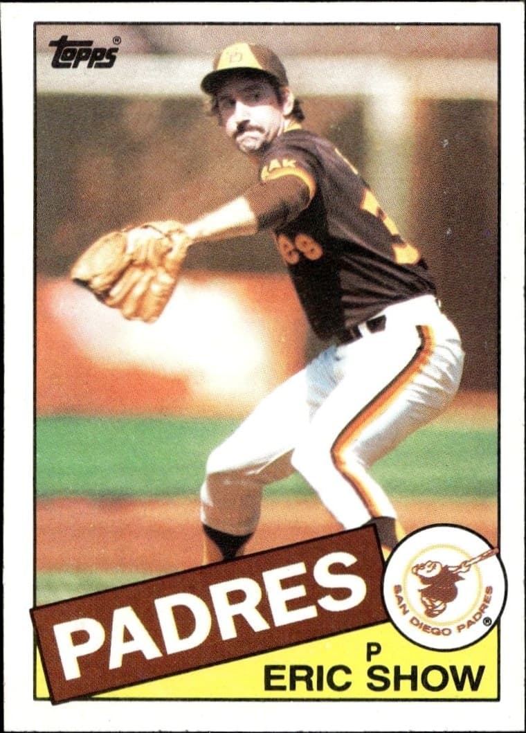 1985 Topps Eric Show #118 trading card