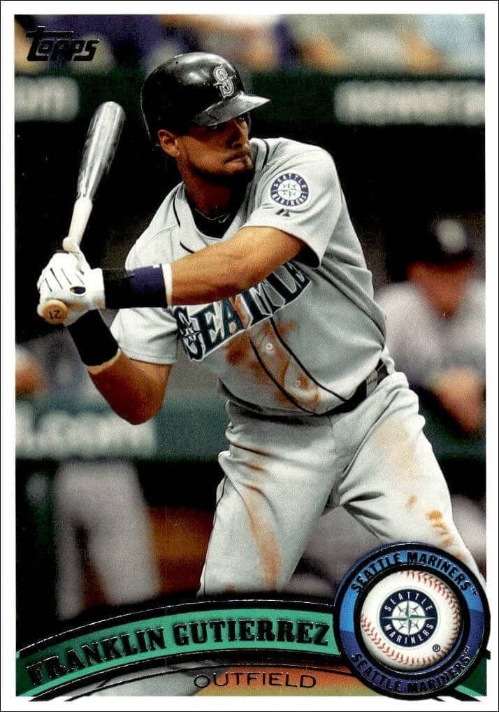 2011 Topps Series 2 Franklin Gutierrez #477 trading card