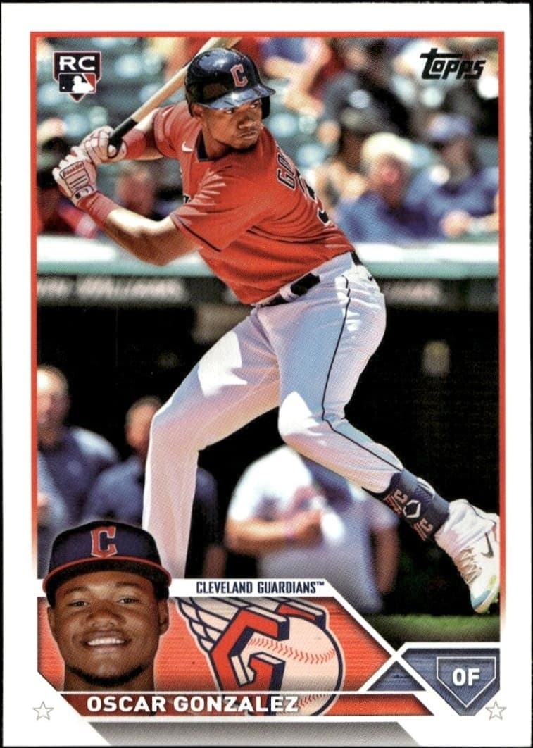 2023 Topps Series 1 Oscar Gonzalez #119 trading card