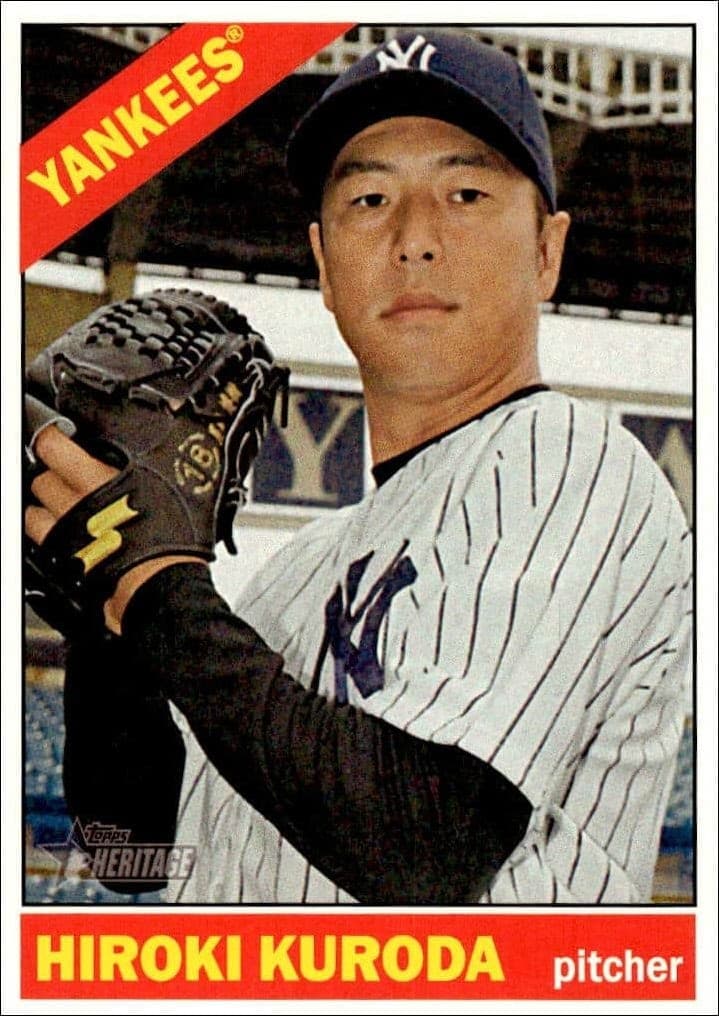 2015 Topps Heritage Hiroki Kuroda #53 trading card