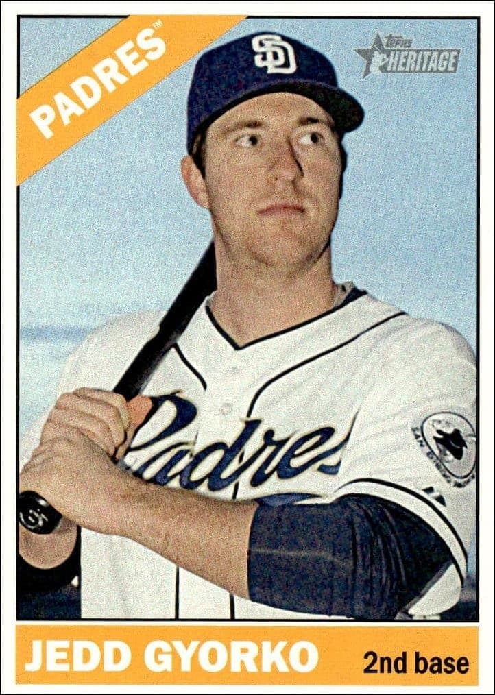 2015 Topps Heritage Jedd Gyorko #344 trading card