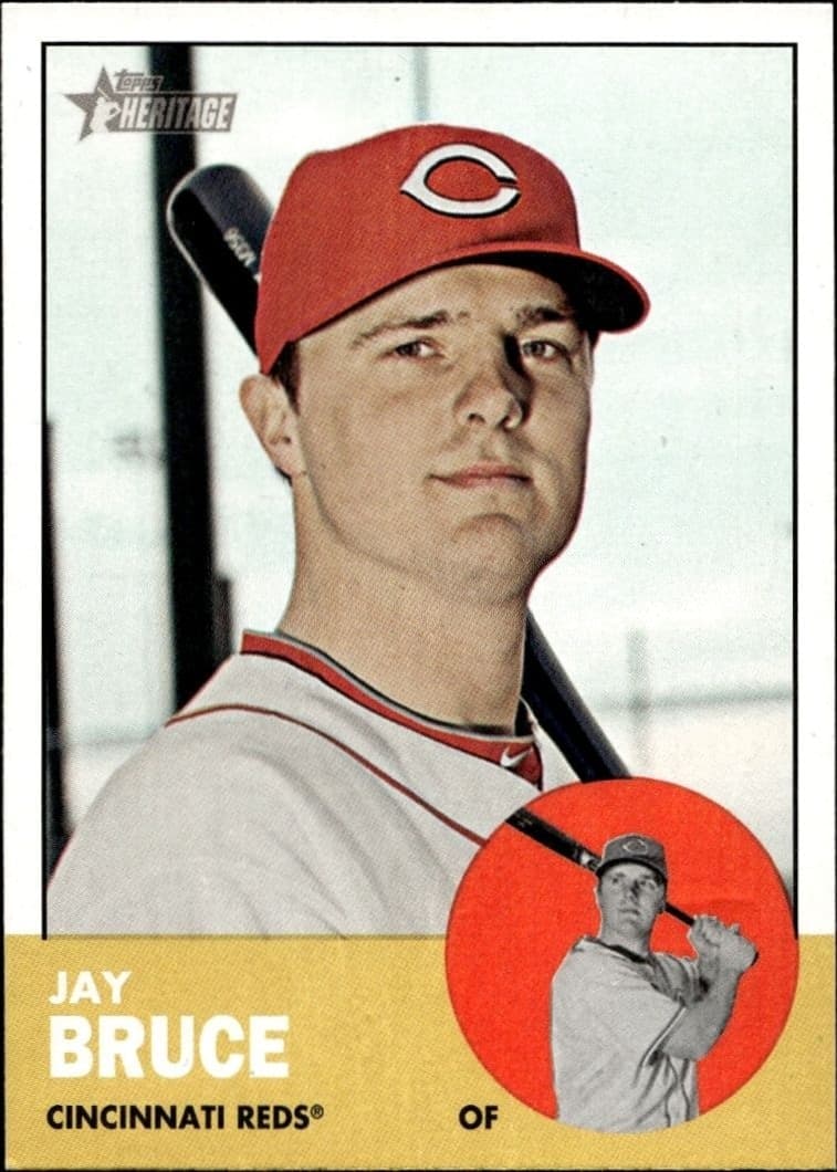 2012 Topps Heritage Jay Bruce #400 trading card
