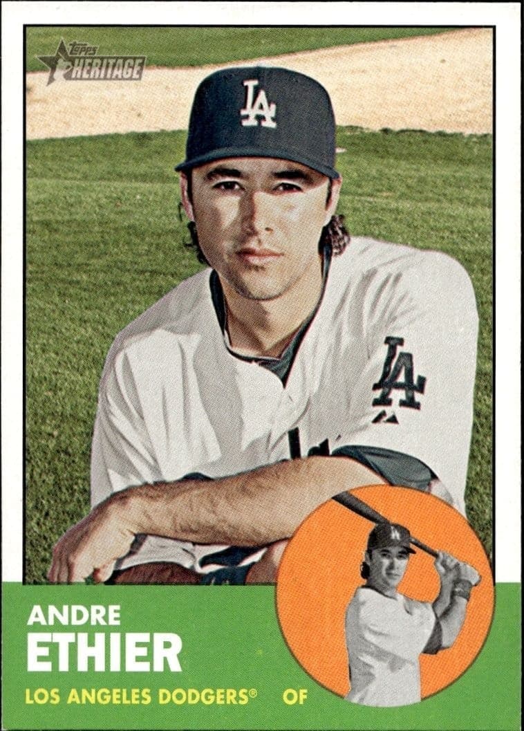 2012 Topps Heritage Andre Ethier #123 trading card