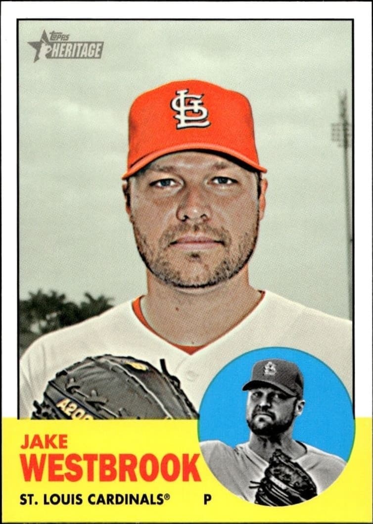 2012 Topps Heritage High Number Jake Westbrook #H649 trading card