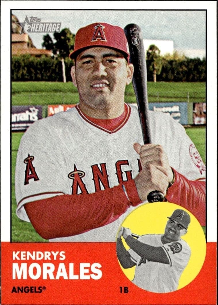 2012 Topps Heritage Kendrys Morales #79 trading card