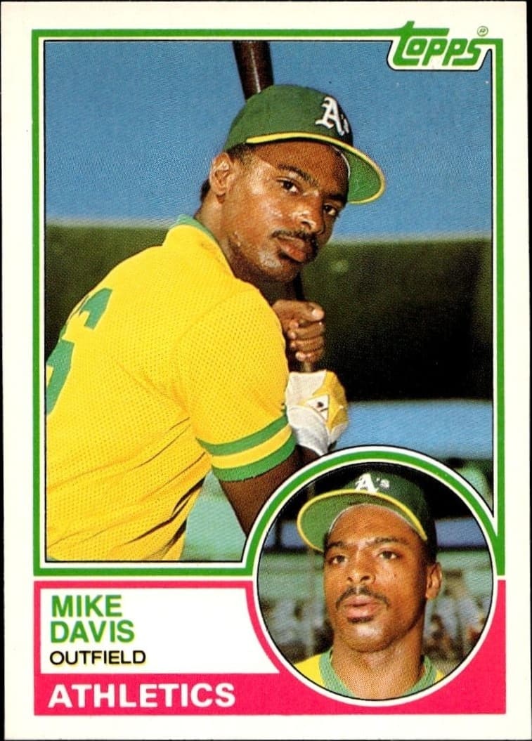 1983 Topps Traded Mike Davis #24T trading card
