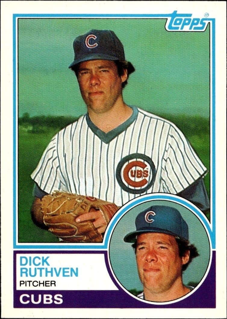 1983 Topps Traded Dick Ruthven #98T trading card