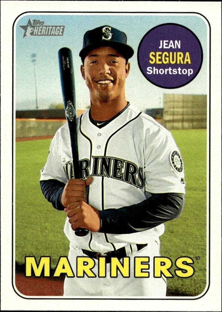 2018 Topps Heritage Jean Segura #172 trading card