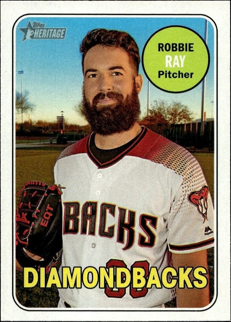 2018 Topps Heritage Robbie Ray #345 trading card