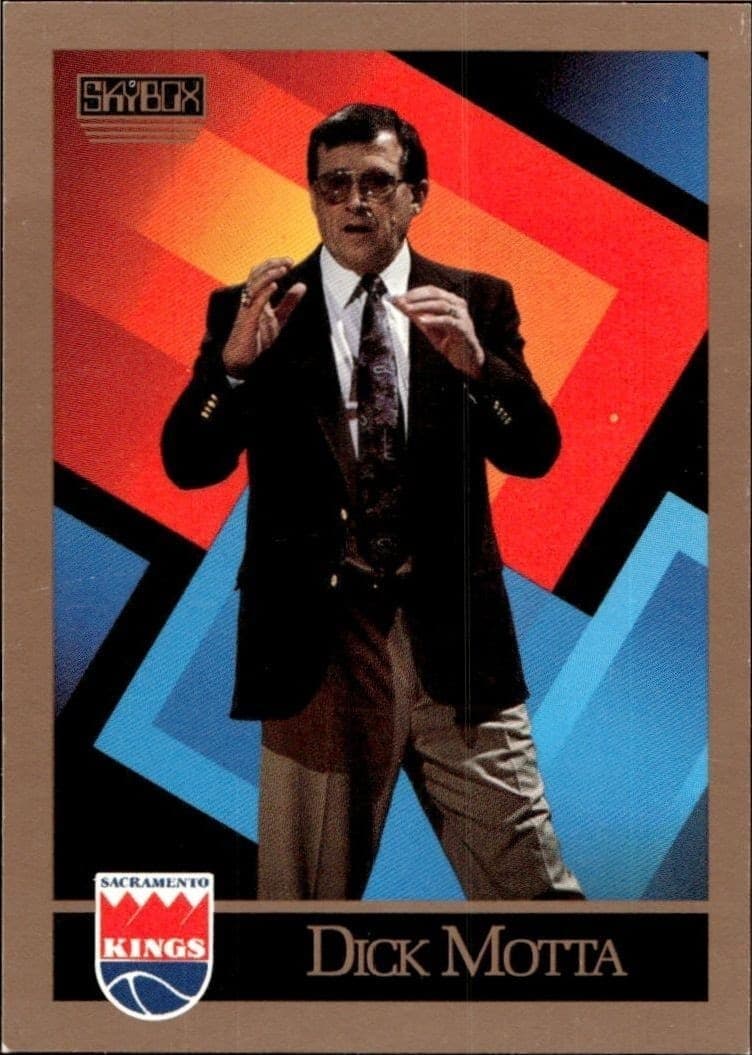1990-91 Skybox Dick Motta #323 trading card