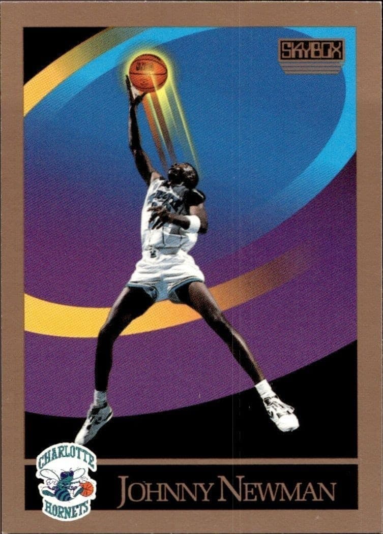 1990-91 Skybox Johnny Newman #370 trading card
