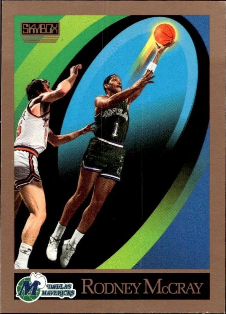 1990-91 Skybox Rodney McCray #377 trading card