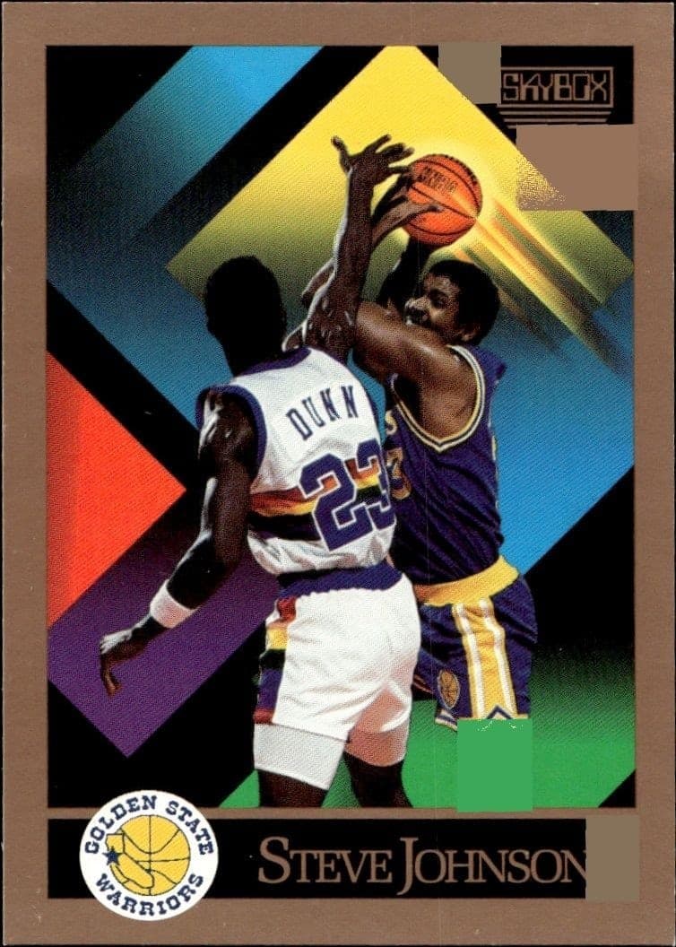 1990-91 Skybox Steve Johnson #384 trading card