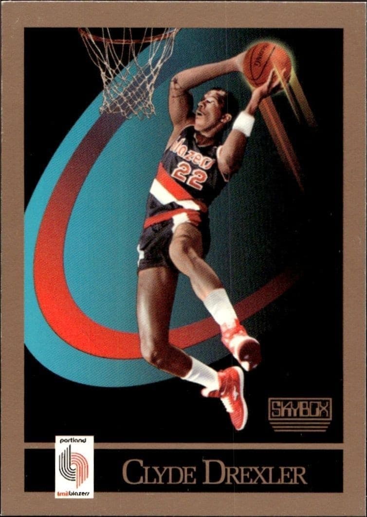 1990-91 Skybox Clyde Drexler #233 trading card