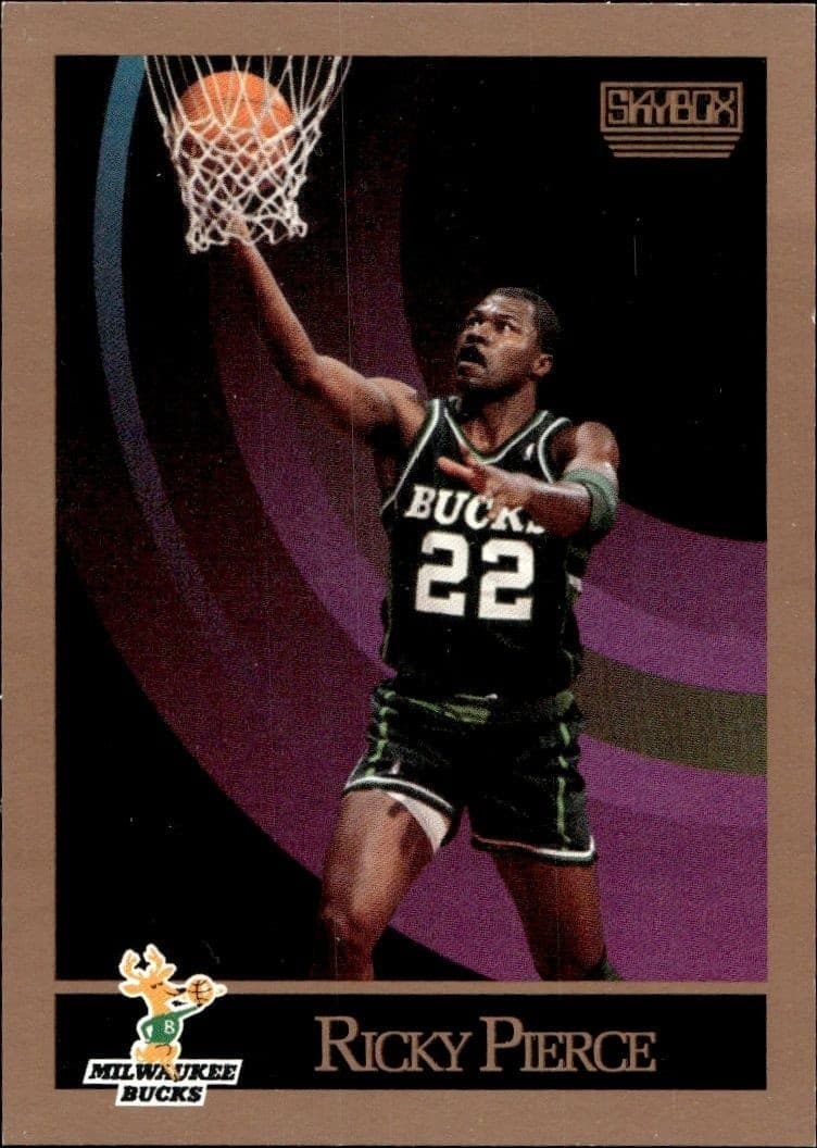 1990-91 Skybox Ricky Pierce #162 trading card