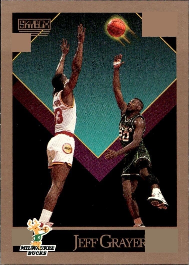 1990-91 Skybox Jeff Grayer #157 trading card
