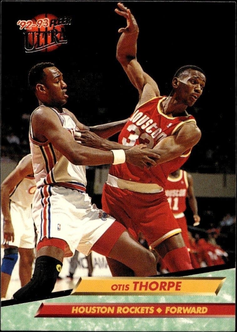 1992-93 Fleer Ultra Otis Thorpe #74 trading card