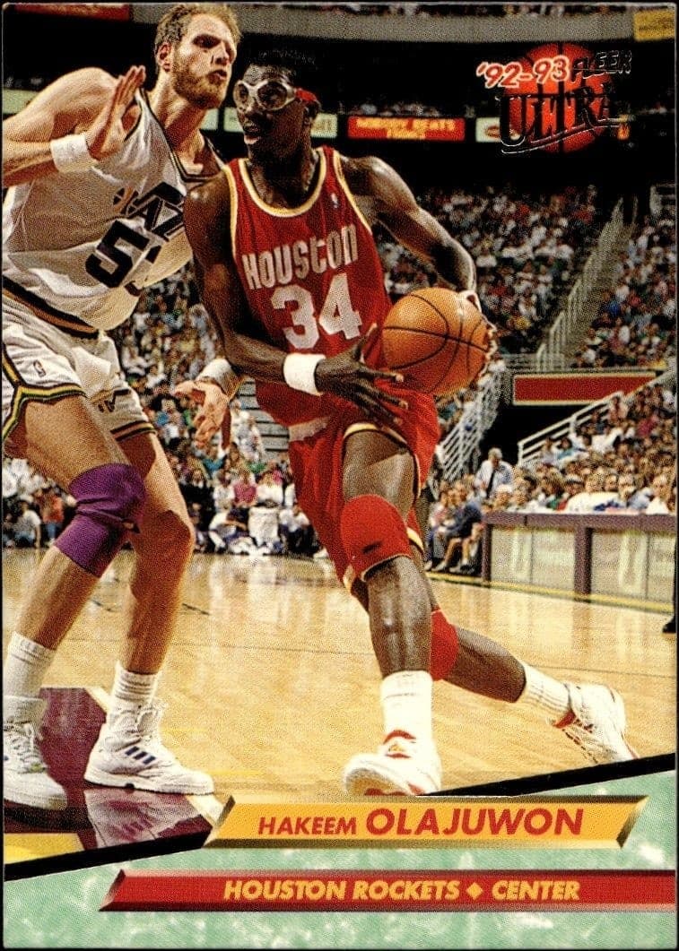1992-93 Fleer Ultra Hakeem Olajuwon #72 trading card