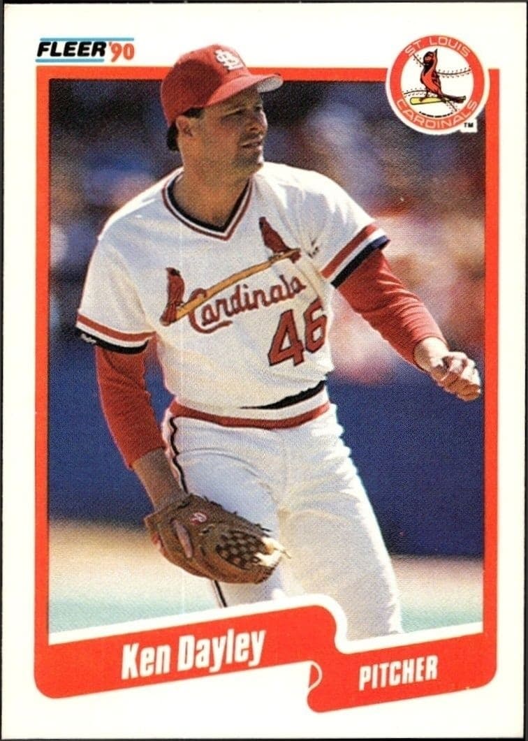 1990 Fleer Ken Dayley #247 trading card