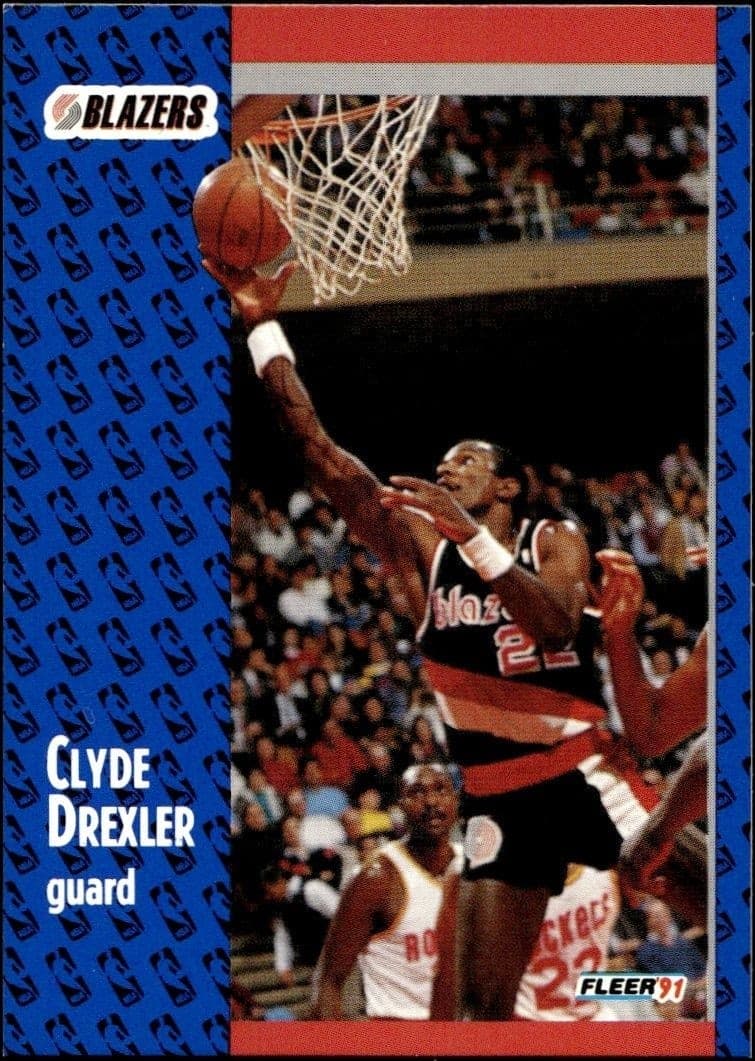 1991-92 Fleer Clyde Drexler #168 trading card