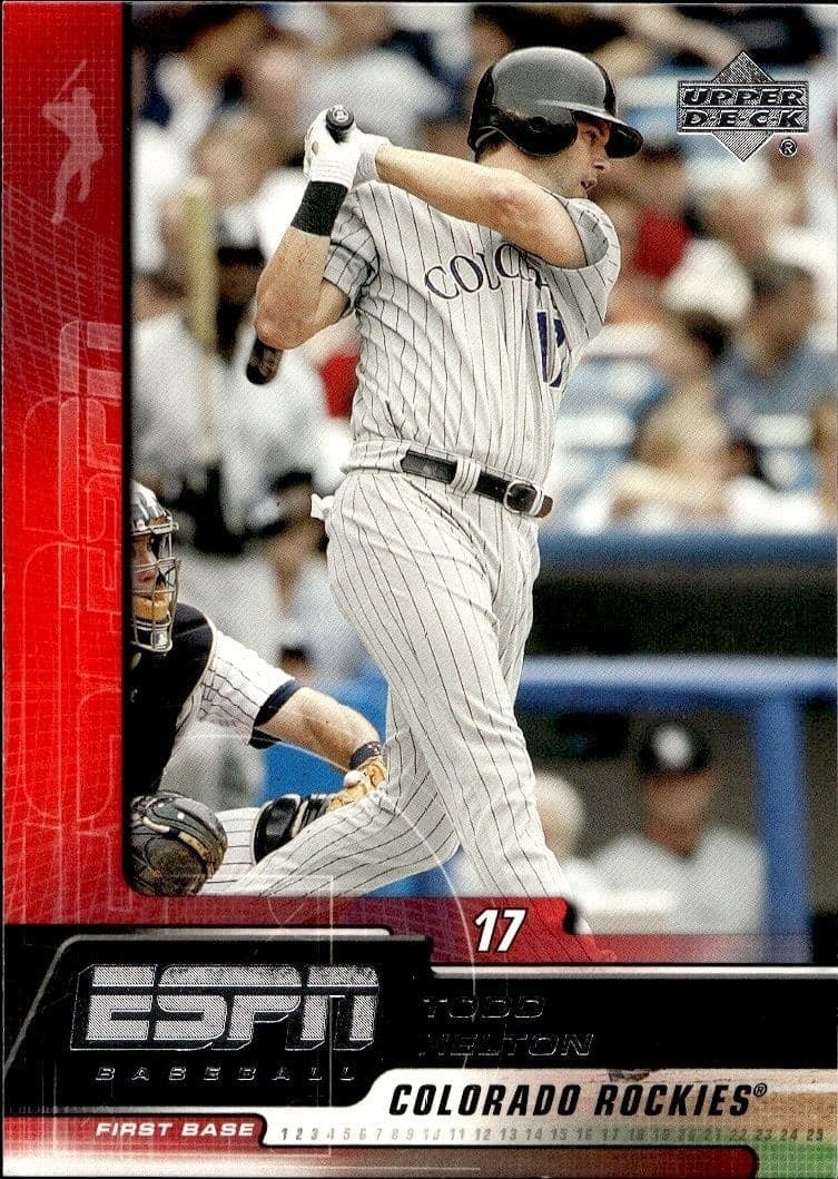 2005 Upper-Deck ESPN Todd Helton #30 trading card