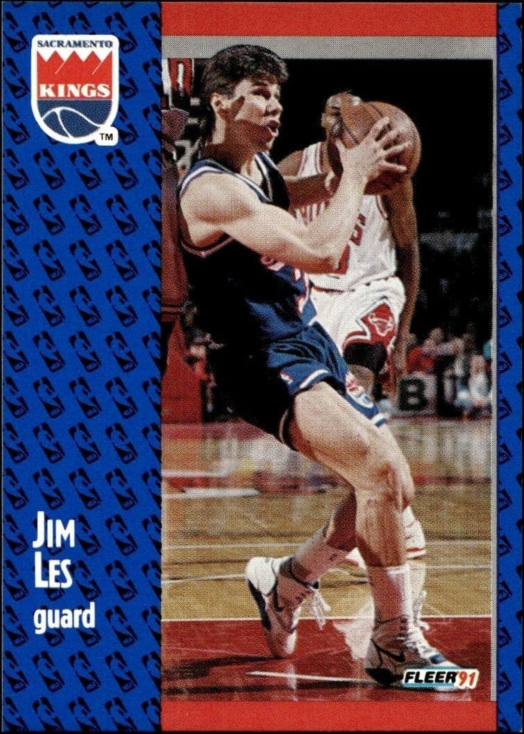 1991-92 Fleer Jim Les #176 trading card