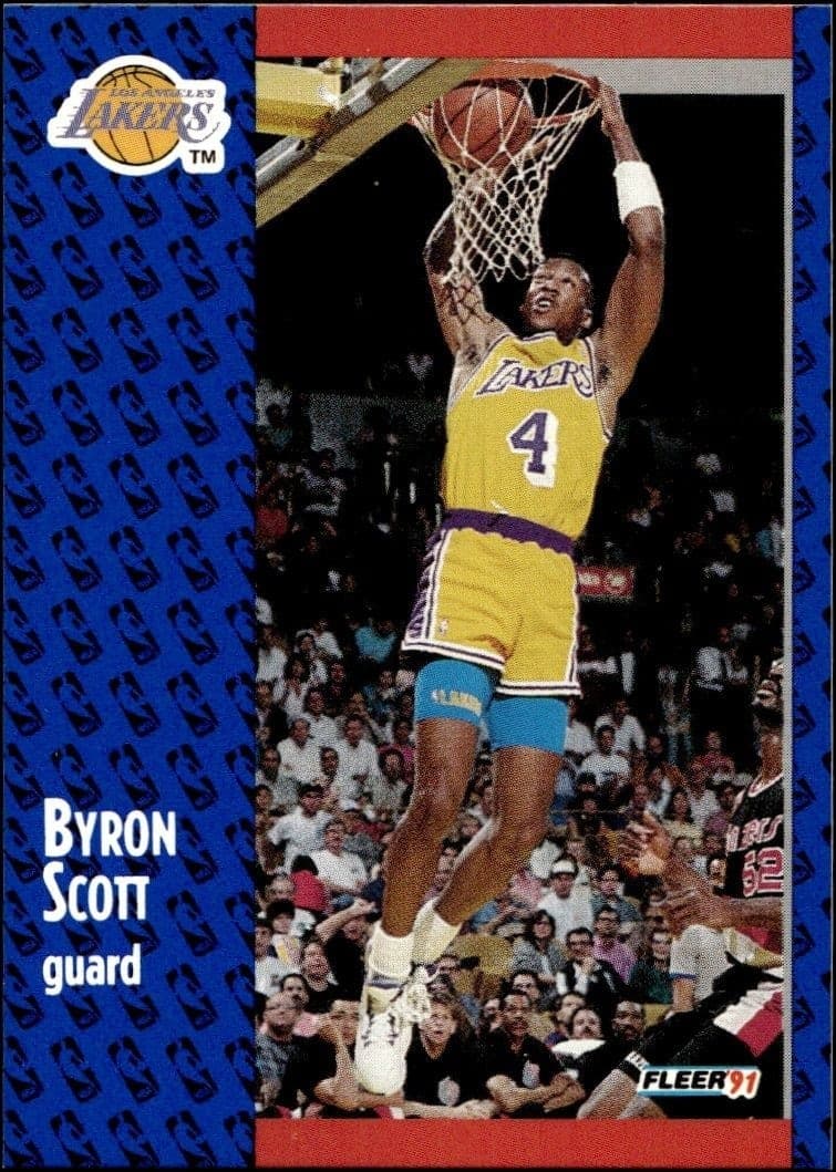 1991-92 Fleer Byron Scott #102 trading card