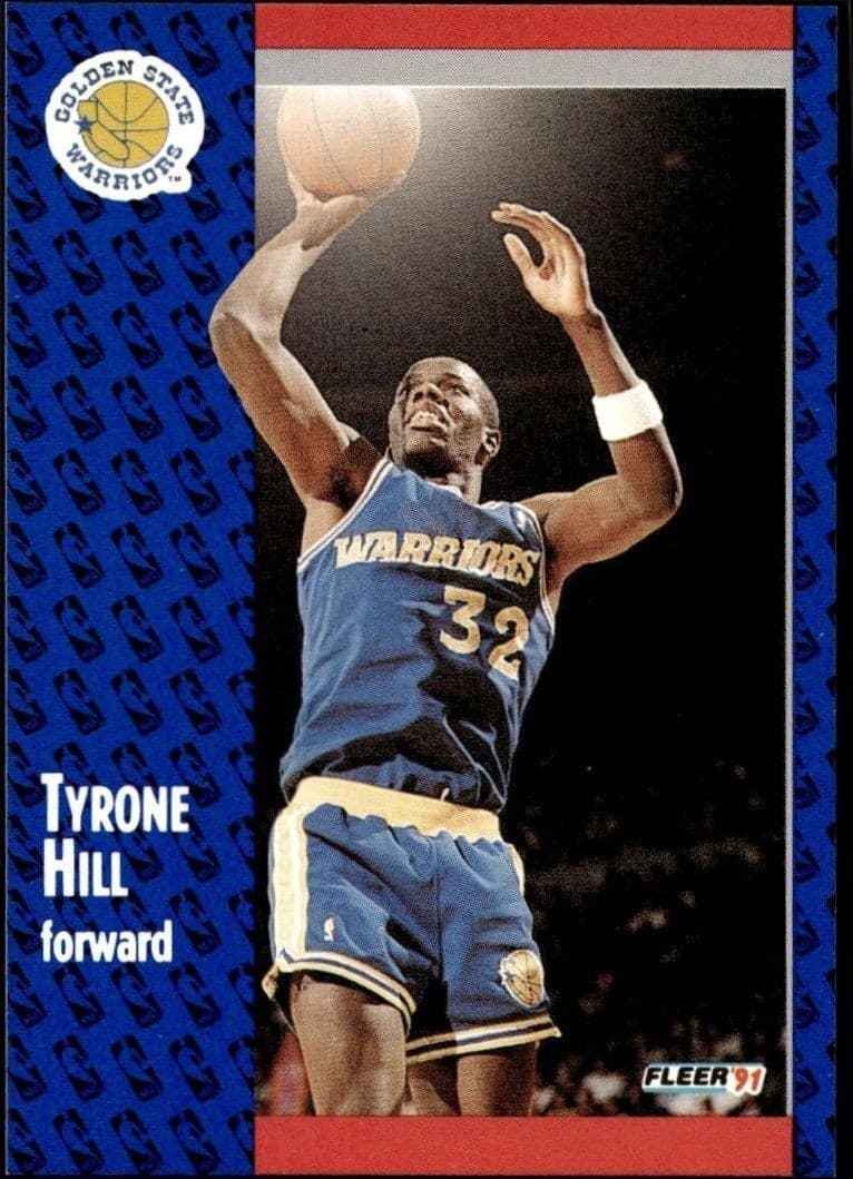 1991-92 Fleer Tyrone Hill #67 trading card