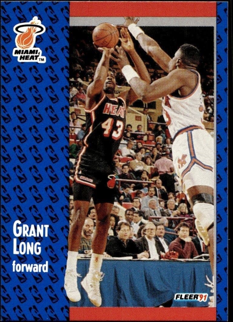 1991-92 Fleer Grant Long #109 trading card