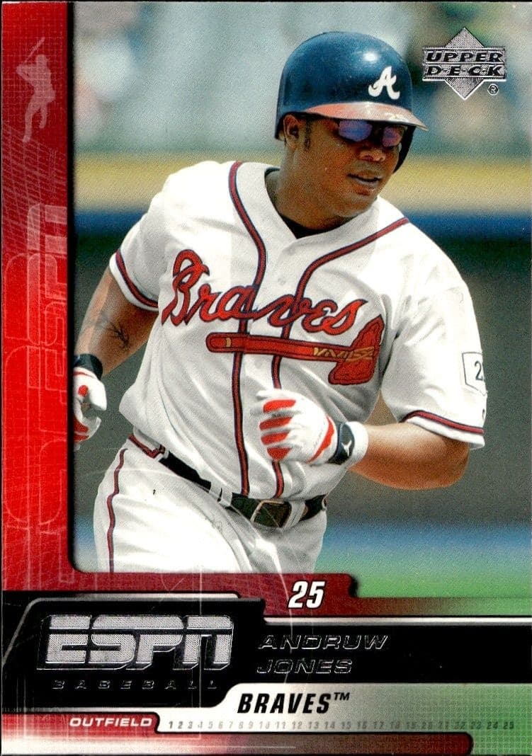 2005 Upper-Deck ESPN Andruw Jones #6 trading card