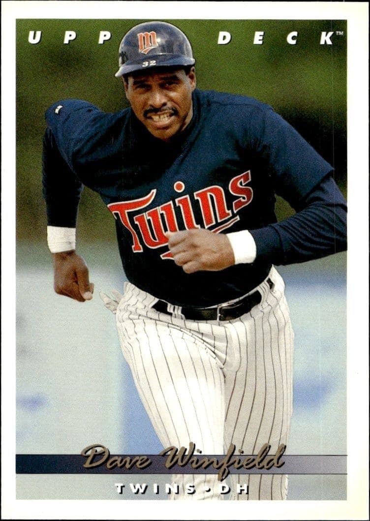 1993 Upper-Deck Dave Winfield #786 trading card
