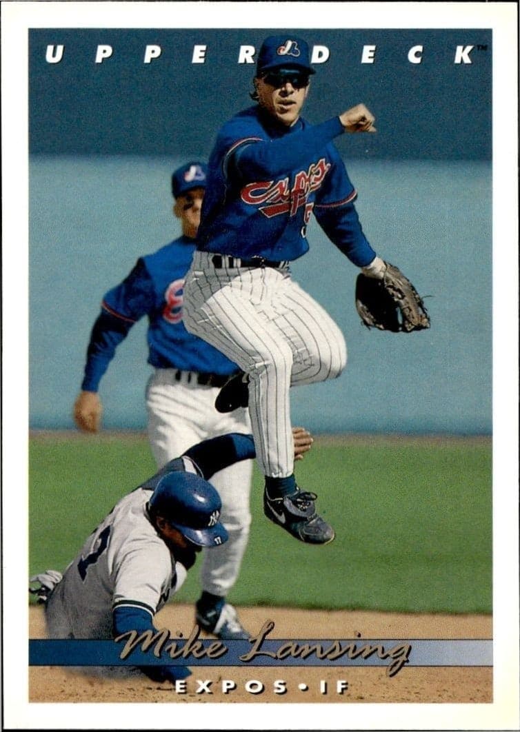 1993 Upper-Deck Mike Lansing #677 trading card