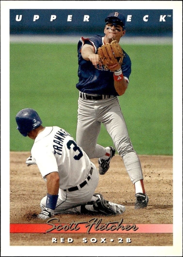 1993 Upper-Deck Scott Fletcher #523 trading card
