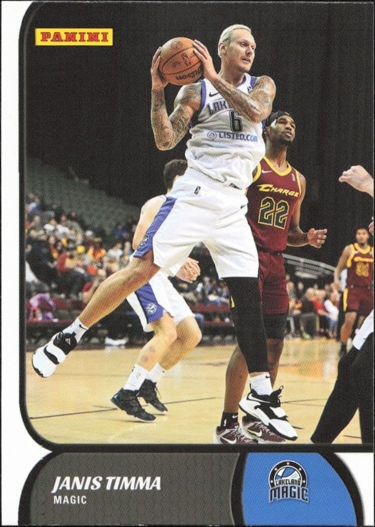 2021-22 Panini NBA G League Janis Timma #73 trading card