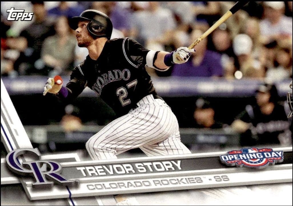2017 Topps Series 1 Trevor Story #5 trading card