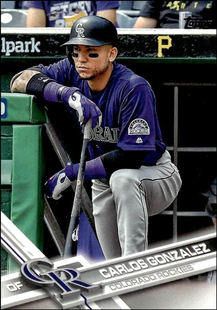 2017 Topps Series 2 Carlos Gonzalez #425 trading card