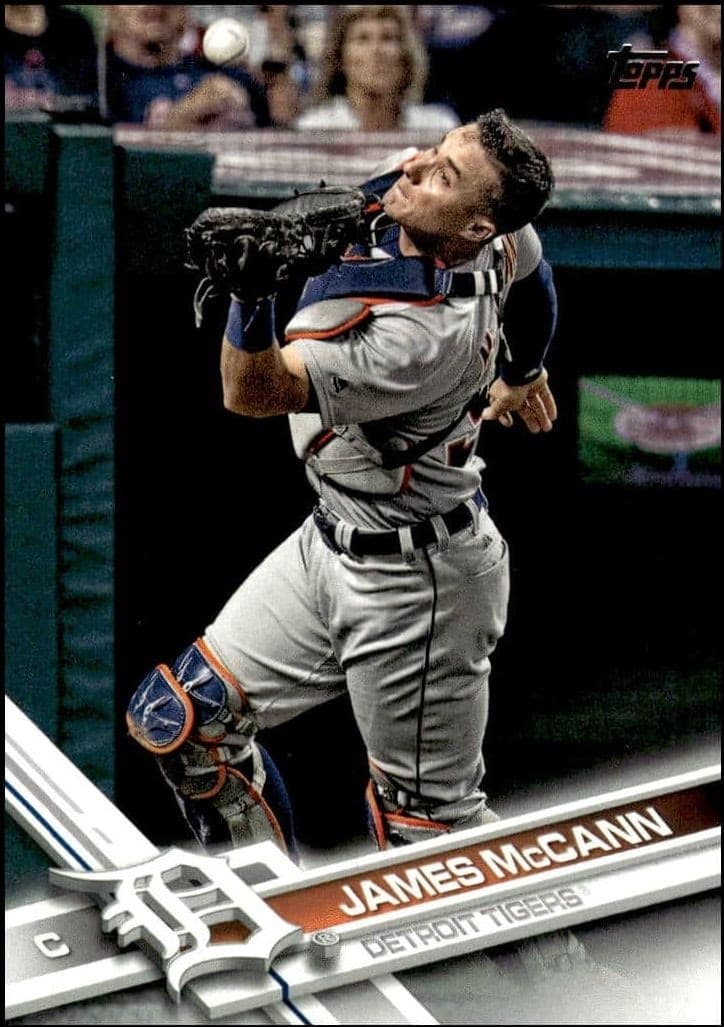 2017 Topps Series 2 James McCann #418 trading card