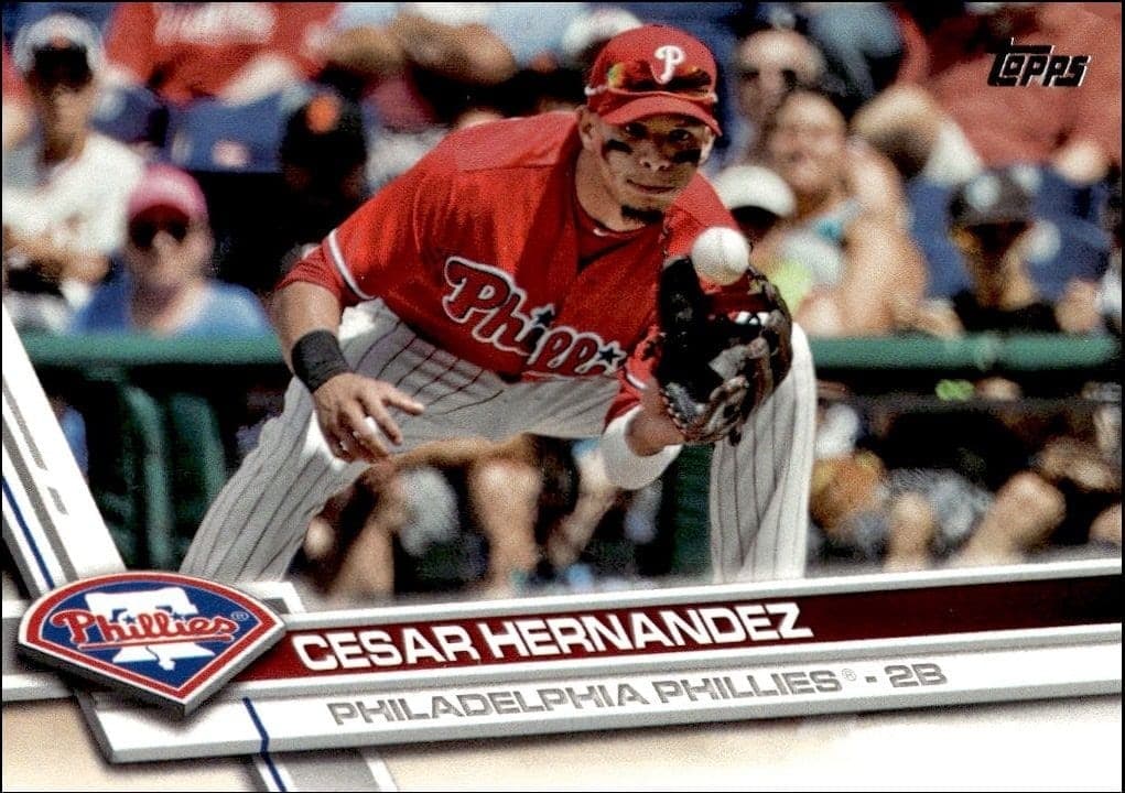 2017 Topps Series 1 Cesar Hernandez #222 trading card