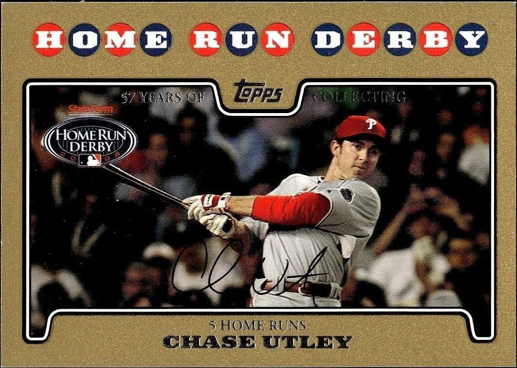 2008 Topps Updates & Highlights Chase Utley #UH184 trading card